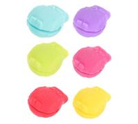 Operitacx Marqueurs de Verres en Silicone de Chouette 6 Pièces, Réutilisables et Faciles à Nettoyer, pour Identifier Vos Boissons Lors de Fêtes Couleur Aléatoire Style Aléatoire