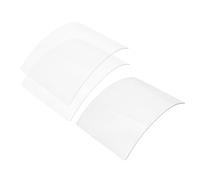 Operitacx Masque de Sablage Transparent 3pcs en Verre Léger pour Protection des Lentilles, Écran Facial Résistant Adapté Broyage et Sablage Professionnel