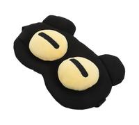 Operitacx Masque Oculaire Portable Noir en Polyester, Léger pour Sommeil
