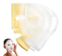Operitacx Masques Hydratants Réutilisables en Silicone Lot de 3 pour Usage Personnel et Salon Crochets d'Oreille Antidérapants Taille Unique Femme
