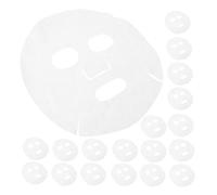 Operitacx Masques Visage Tissu Blanc 100 Pièces Non-Tissés pour Soins Spa à Domicile Masques Prédécoupés Fabriquez Votre Propre Masque Facial
