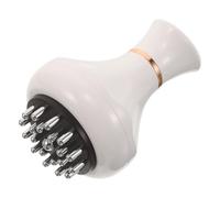 Operitacx Masseur Électronique des Méridiens Portable à Intensité | Brosse Courbe, Tête Ergonomique, Métal et Plastique, pour Ventre et Cervicales, Après Sport ou Avant Sommeil