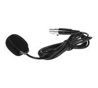 Operitacx Microphone Cravate Noir avec Connecteur XLR 3 Broches Femelle, Fixation Sécurisée et Câble 1,5m en Plastique et Métal pour Conférences et Salles de Classe