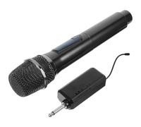 Operitacx Microphone sans Fil Portable à Main en Plastique pour Chanter | Signal Stable, Son Clair, Format Léger à Emporter, Usage Fêtes D’anniversaire et Chant Extérieur