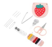 Operitacx Mini Boîte Couture Portable avec Compartiments Étui à Aiguilles Sécurisé Kit Voyage Pratique pour Accessoires Couture