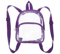Operitacx Mini Léger et Facile à Porter en Pvc Paquet à Dos Transparent Design Transparent et Compact pour Garçon et Filles pour Voyage et Shopping