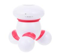 Operitacx Mini Masseur Corporel Vibrant Rechargeable Usb, Petit Appareil de Massage Triangulaire Portable Rouge pour Cou, Dos et Taille, Outil Musculaire Pratique pour Relaxation