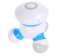 Operitacx Mini Masseur Portatif à Trois Pieds USB Bleu, Appareil de Massage Corporel Compact pour Dos, Nuque et Épaules, Outil Multifonction pour Détente Musculaire, Masseur Électrique