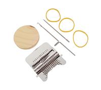 Operitacx Mini Métier à pour Réparation Vêtements Outil Tissage Simple pour Jeans Kit Débutants et Artisans