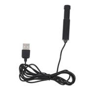 Operitacx Mini Microphone Vocal -555b en Métal Noir pour Conférences | Omnidirectionnel, Flexible et Simple à Utiliser, Amplification Vocale pour Discours et Diffusion en Direct
