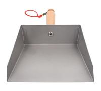 Operitacx Mini Pelle à Poussière Métallique Manche Court, Outil de Nettoyage en Acier Inoxydable Cuisine et Atelier, Ramasse Poussière pour Table et Garage