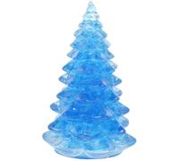 Operitacx Mini Sapin de Noël en Résine Bleu, Décor de Table pour Noël | Effet Cristallin, Surface Lisse, Petite Décoration pour Bureau, Présentoirs D’épice et Paquets Présents