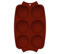 Operitacx Moule à Gâteau Réutilisable en Silicone Demi-sphères 6 Cavités pour Pâtisserie et Décoration, pour Desserts et Fondants Maison