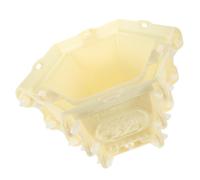 Operitacx Moule à Jardinière en Plastique Hexagonal Réutilisable pour Pots de Fleurs, Facile à Nettoyer et Antiadhésif, pour Activités DIY et Artisanat