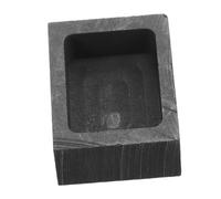 Operitacx Moule à Lingots en Graphite Carré pour Bijoux DIY, 50g, Résistant à La Chaleur, Rainure D'huile, pour Fusion Or Et Argenté, Fusion Métal Créative