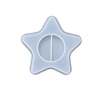 Operitacx Moule Bougeoir Silicone Étoile Branches Moule Chandelier DIY Pratique et Réutilisable Démoulage Facile Surface Lisse pour Fabrication Bougies et Décoration de Bureau