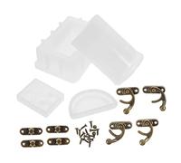 Operitacx Moule en Silicone pour Boîte DIY Et Coffret Loisirs Créatifs, Flexible Et Antiadhésif, Kit Modèle Époxy Silicone pour Artisanat, Usage Manuel De Bricolage Et Création Personnalisée