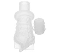Operitacx Moule Silicone pour Bouchon Bouteille Vin DIY Moule Époxy Cristal Design Couronne Surface Lisse Facile à Démouler et Nettoyer Kit Compact avec Bouchons