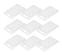 Operitacx Moules à Cire Plastique Transparent D'étoile 6 Cavités Lot de 10 Design Créatif et Élégant et Protection Facile des Fondants de Cire pour Projets DIY