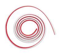 Operitacx Moulure Adhésive Flexible PVC Mètres Finition Quart de Rond Auto Adhésive pour Sols Escaliers Coins et Protection Murale Facile à Poser