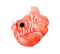 Operitacx Mug à Cocktail Créatif en Céramique Rouge Forme Poisson Lanterne Stabilité et Sain pour Bar et Fêtes