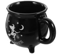 Operitacx Mug Céramique De Sorcière Pour Halloween Tasse à Café Créative Forme De Chaudron Décoration De Table Festive Pour Boissons Chaudes Et Froides Original Pour Et Famille