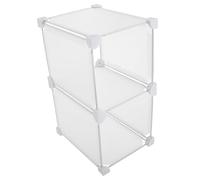 Operitacx Organisateur De Congélateur Coffre, Séparateur Réfrigérateur 2 Compartiments, Plastique Robuste, Dimensions 36x19x24 Cm, Rangement La Cuisine Polyvalent, Accessoire De Frigo Pratique