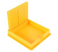 Operitacx Organisateur de Notes Adhésives avec Double Boîte de Rangement Pratique pour Bloc Notes et Cartes de Visite pour Bureau Maison