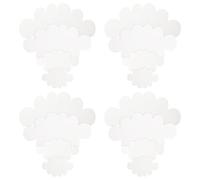 Operitacx Ornement Suspendu Nuages en Feutre Blanc Réutilisable, Décoration Festive et Compacte pour Maison et Fête, Kit Décoration Anniversaire et Shower Nuptial