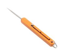 Operitacx Outil à Aiguille pour Cigares en Alliage de Titane avec Porte-clés Rétractable, Perforatrice Télescopique Portable pour Voyage et Tirage Amélioré du Cigare