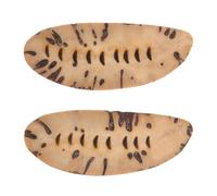 Operitacx Outil de Divination par Coupes en Bois de Bodhi Robuste et Pratique, Paire Unique pour Décoration de Maison et Usage Rituel Spirituel
