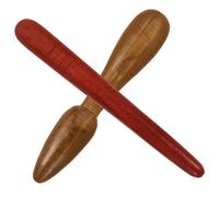 Operitacx Outil de Massage en Bois pour Réflexologie Pied, 2pcs Bâtons de Massage Légers et Lisses, pour Usage à Domicile Voyage
