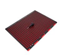 Operitacx Outil D'écriture Braille en Plastique 27 Lignes 30 Cellules Stylo Noir Sphérique, Tableau D'apprentissage Braille pour Débutants, Aide Pédagogique à Domicile ccessoire