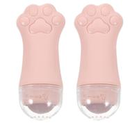 Operitacx Outils de Massage Visage Forme Patte de Chat 2 Pièces, Rouleaux Légers en Abs pour Réduire le Gonflement, Soins Peau Efficaces et Confortables