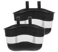 Operitacx Panier Rangement Plastique à Noir Vélo Garçon et Filles | Design Délicat, Usage de Stockage Large, Résistant et Compact, pour Lait et Snacks sur Vélo ou Scooter Couleur Aléatoire