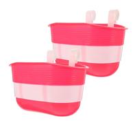 Operitacx Panier Rangement Plastique à Noir Vélo Garçon et Filles | Design Délicat, Usage de Stockage Large, Résistant et Compact, pour Lait et Snacks sur Vélo ou Scooter Couleur Aléatoire