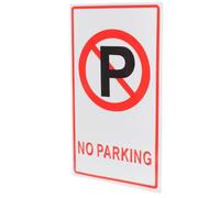 Operitacx Panneau Interdiction Stationnement Aluminium Signalétique Route Multi-usages Résistant aux Intempéries Léger et Facile à Transporter
