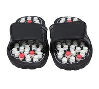 Operitacx Pantoufles de Massage D'acupression en Caoutchouc, Confortables et Robustes, Pantoufles D'été Simples et Élégantes pour Détente la Maison