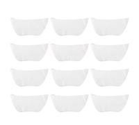 Operitacx Papier de Protection du Cou en Soie Ultra-fin Blanc, 100 Pièces, Facile à Transporter, Économie D'eau, Masque pour Spa et Soins du Visage