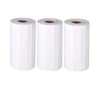 Operitacx Papier Thermique Imprimable pour Imprimante Photo Instantanée, Rouleaux 3 Pièces, Papier Transfert Thermique Lisse sans Peluches, Usage Bureau Et Scolaire, Blanc