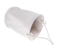 Operitacx Paquet à Outils Cylindrique en Toile D'électricien 32 Cm, Seau Suspendu de Chantier avec Fond en Fer, Paquet Utilitaire de Rangement pour Maintenance et Levage Industriel