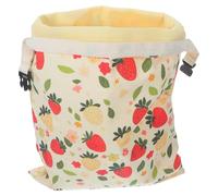 Operitacx Paquet à Pain Réutilisable en Coton et Cire d'abeille avec Boucle | Doublure Amovible, Protection ضد Graisse, Forme Souple, pour Tranches, Croûtes, Déjeuner au Bureau