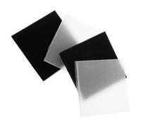 Operitacx Patch de Remplacement pour Talons Hauts en Caoutchouc Antidérapant avec Embouts Carrés, Kit de Réparation Talon Chaussures, 2 Paires pour Sécurité et Confort