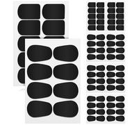 Operitacx Patch Embouchure Noir pour Saxophone et Clarinette en Silicone 94 Pièces, Adhésif Puissant Résonance, pour Concerts et Répétitions