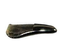 Operitacx Peigne à Cheveux Fonction de Massage Noir Anti-statique et Démêler Efficacement en Corne de Bétail pour Stimuler la Circulation Sanguine