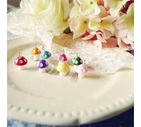 Operitacx Pendentifs Champignons En Résine 12 Mm Vert 30 Pièces, Breloques De Mode Pour Fabrication De Bijoux, Accessoires Diy Pour Collier Et Bracelet, Projet Créatif, Présent Personnalisé