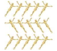 Operitacx Pendentifs Croix Jésus en Alliage Électrolytique, Lot de 20 Pièces, Figurines Chrétiennes Portatives, Breloques pour Création de Bijoux et Décoration Religieuse, Accessoires