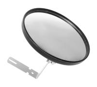 Operitacx Petit miroir convexe d'extérieur 16 CM pour parking garage grand angle fixation murale léger pour prévention des accidents