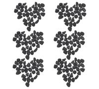 Operitacx Pierres de Sauna Naturelles Irrégulières 6 Sachets 600g pour Spa | Pierre, Noir, Chauffage Rapide, Vapeur, Entretien Facile, Aide à Maintenir la Température en Sauna Traditionnel