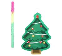 Operitacx Piñata Sapin de Noël en Papier Vert pour Fêtes et Célébrations | Tige en Papier, Peut être Remplie de Bonbons, Jeu de Fête, Décor Suspendu